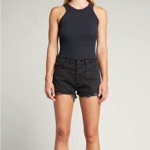 GRLFRND The Helena High Rise Cut Off Shorts